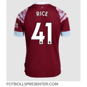 West Ham United Declan Rice #41 Hemma Matchtröja 2022-23 Kortärmad